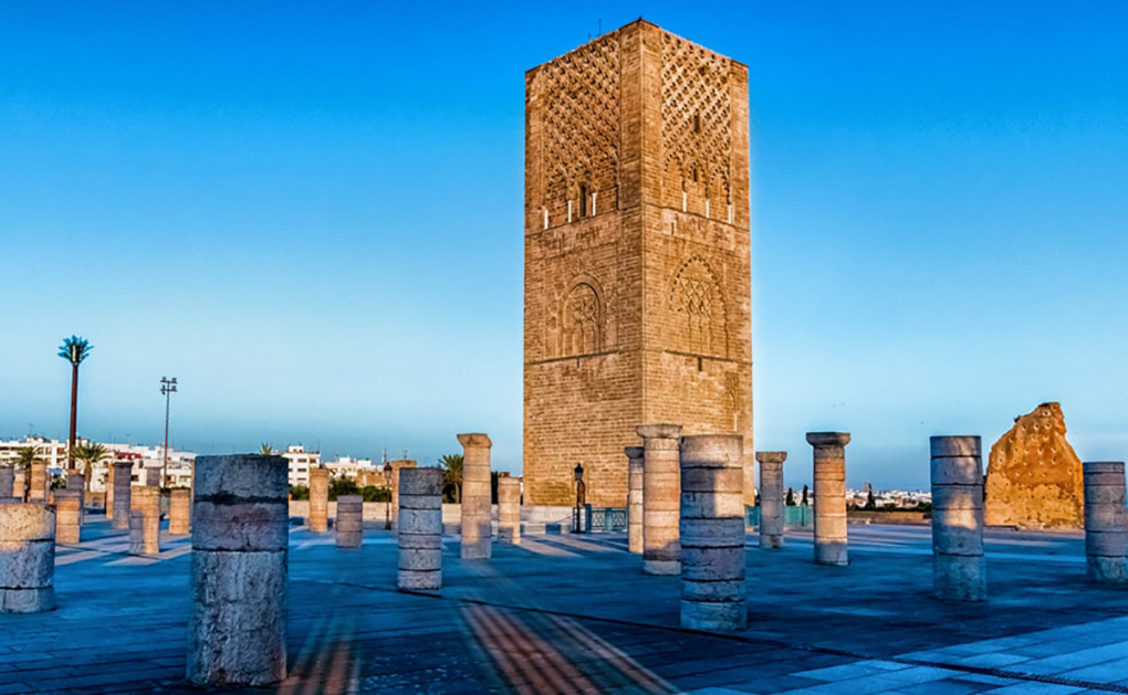 Hassan Tower was built in the late 12th century, symbol of Rabat 6 Best Places To Visit In Morocco - A Land of Colors 